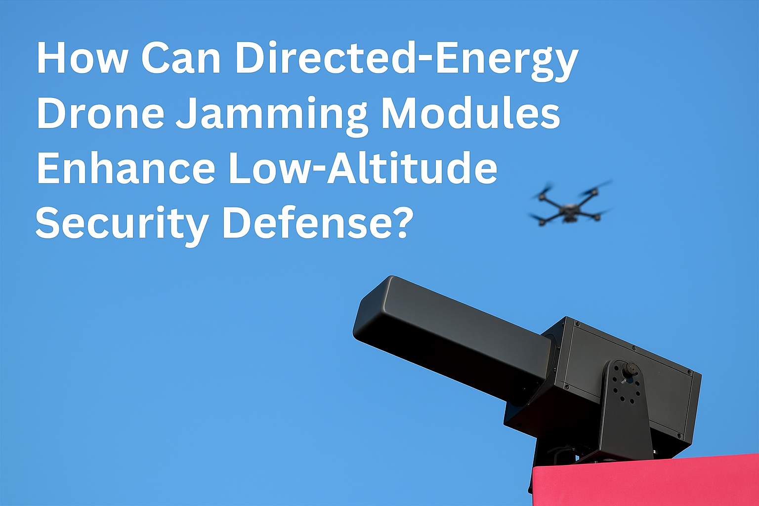 How Can Directed-Energy Drone Jamming Modules Enhance Low-Altitude Security Defense?