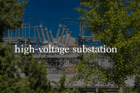 High-voltage substation