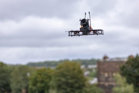 What are the frequency bands for anti-drone gun amplifiers?
