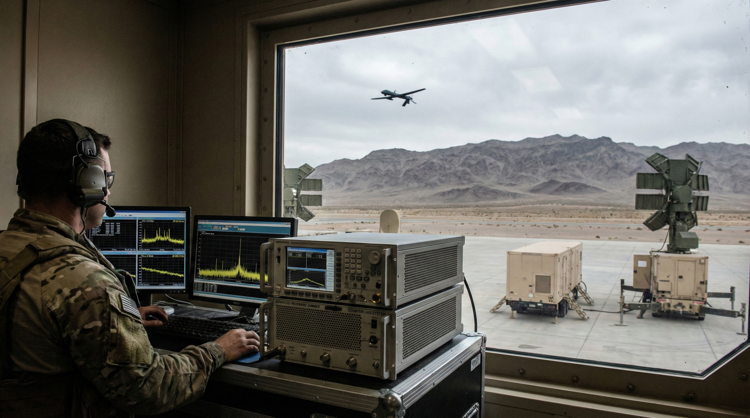 Counter-UAV Signal Jamming