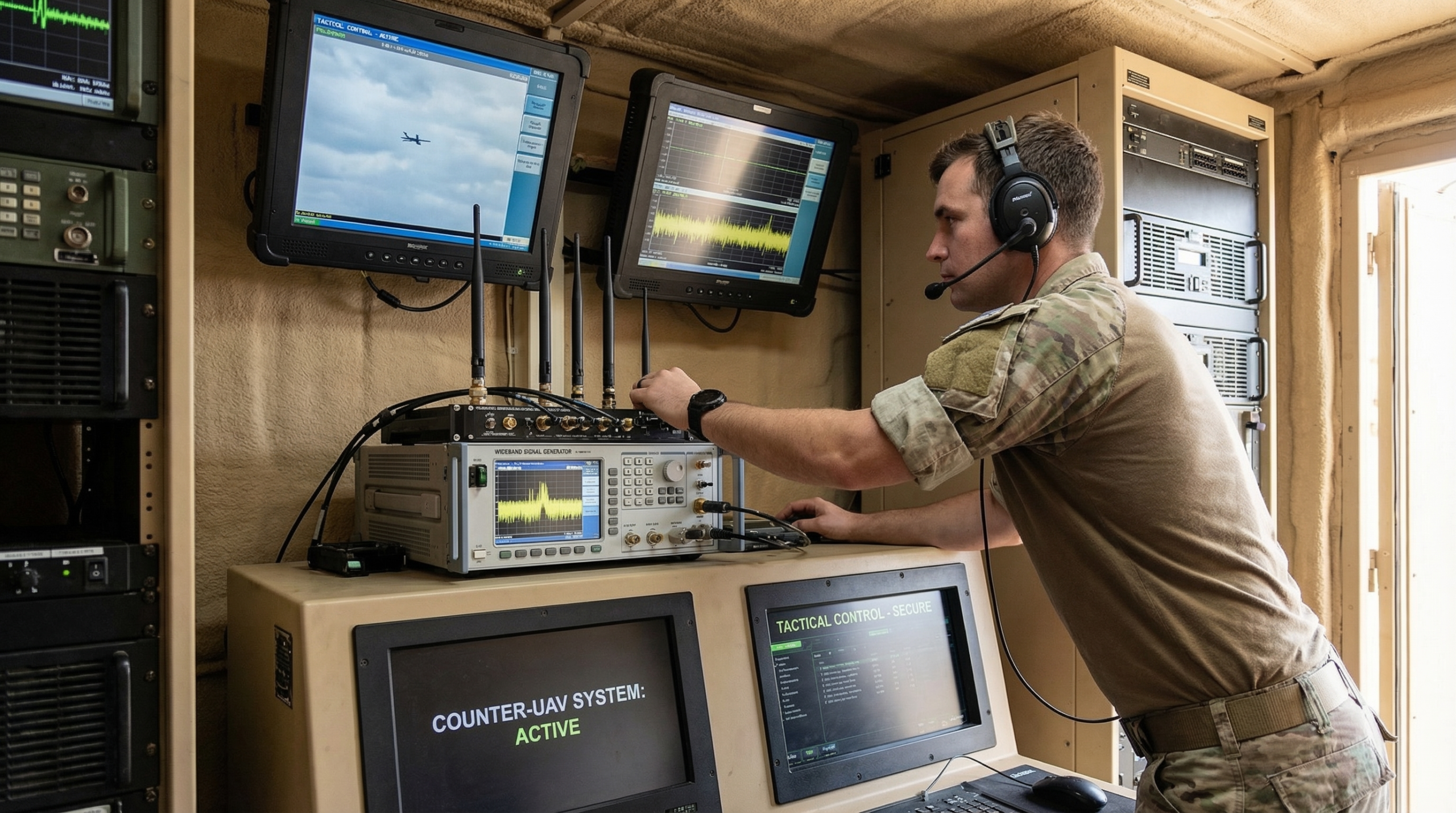 反无人机宽带干扰