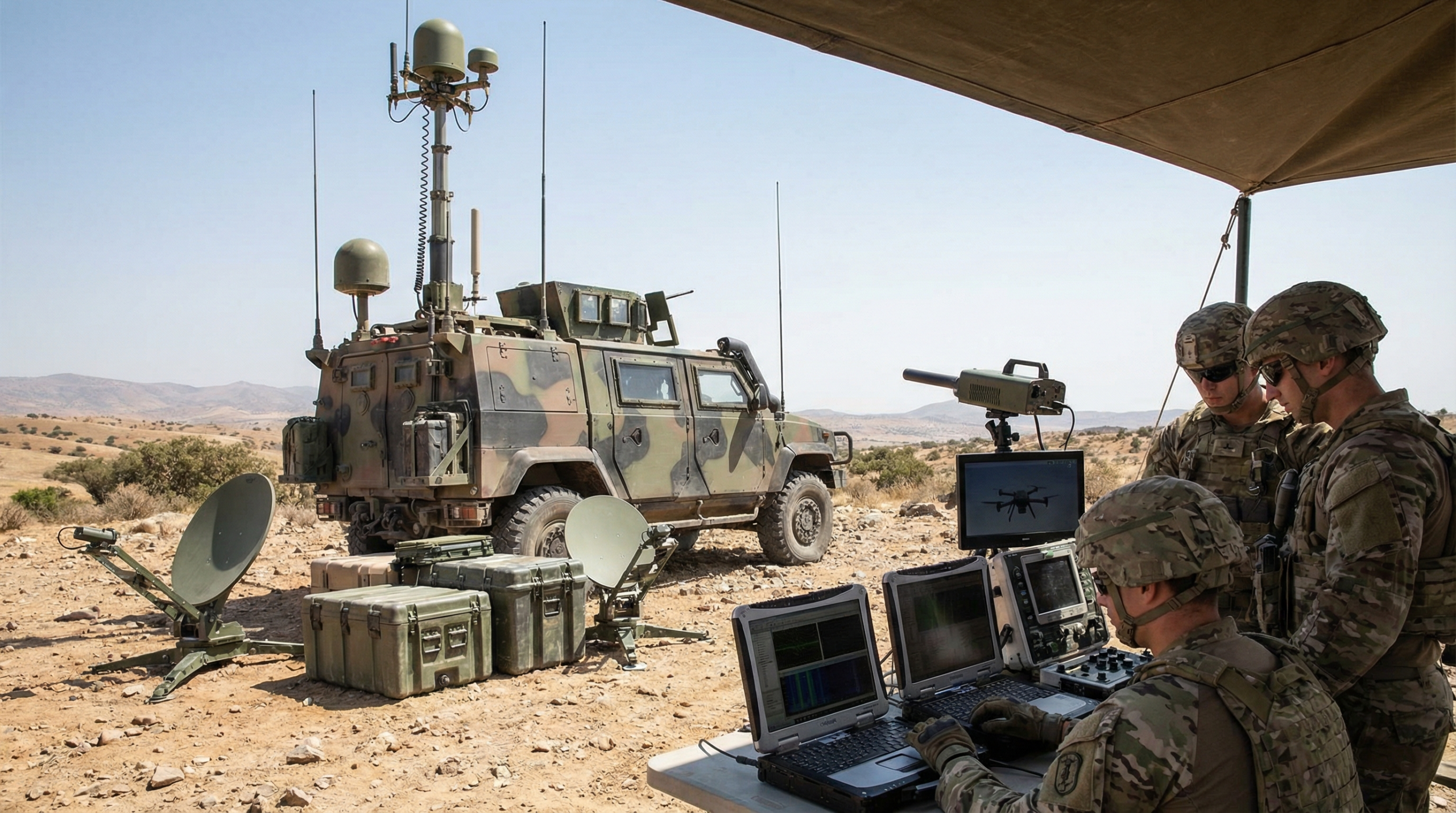 Counter-UAV Signal Jamming