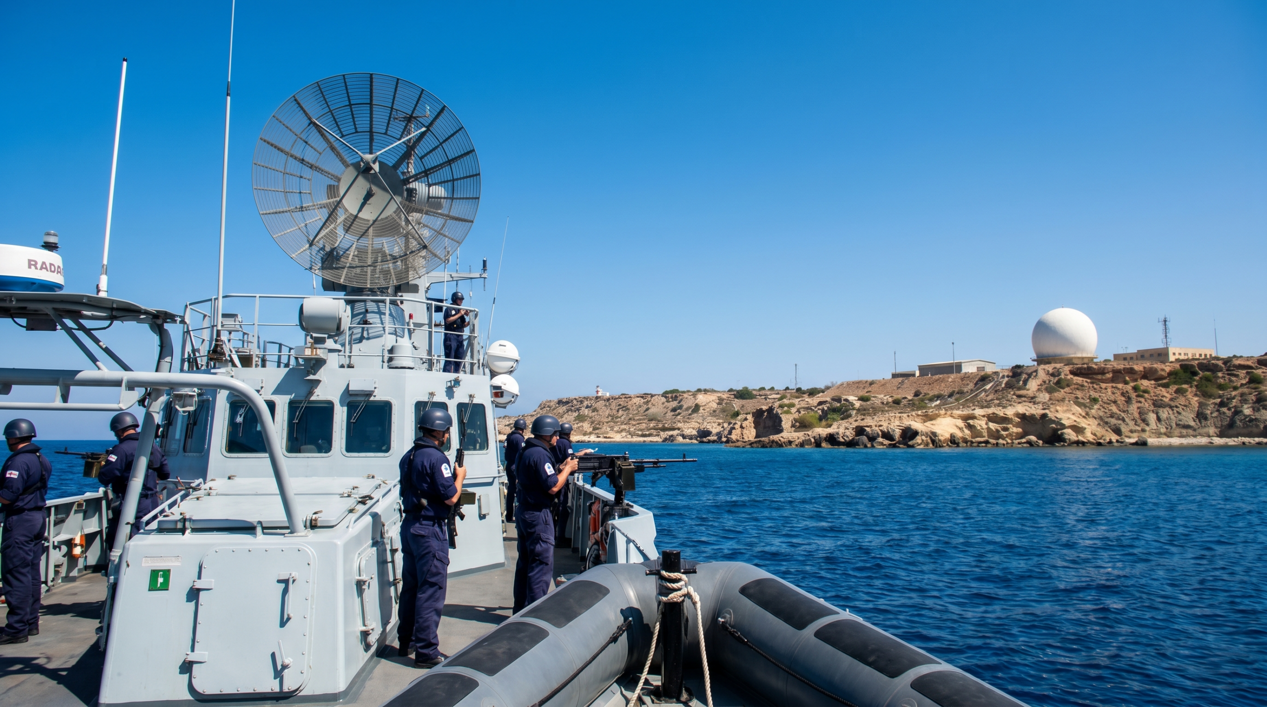 Cyprus military base defense
